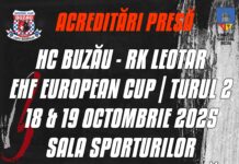 ACREDITĂRI PRESĂ – MECIURILE HC BUZĂU vs RK LEOTAR
