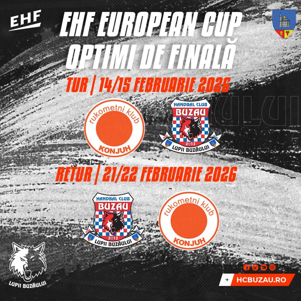 HC Buzău își află adversara din optimile EHF European Cup